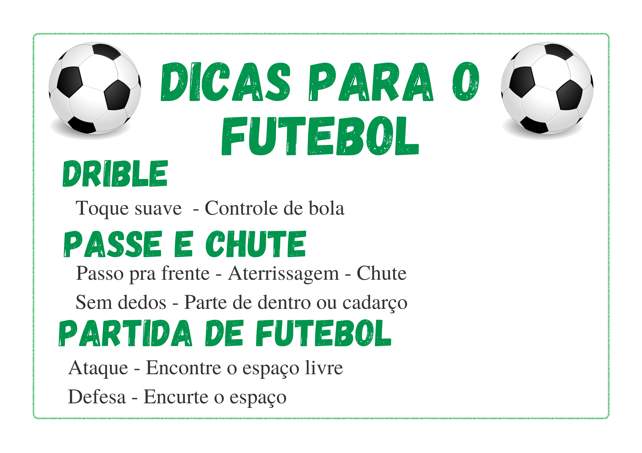 Dicas sobre Futebol