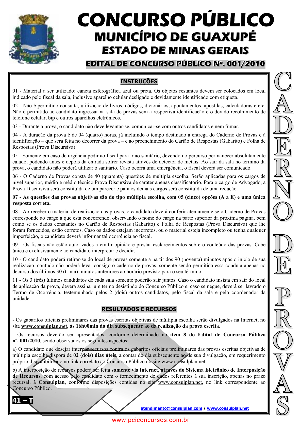 Prova UFRJ - UFRJ - 2010 - para Técnico em Contabilidade.pdf - Provas de  Concursos Públicos