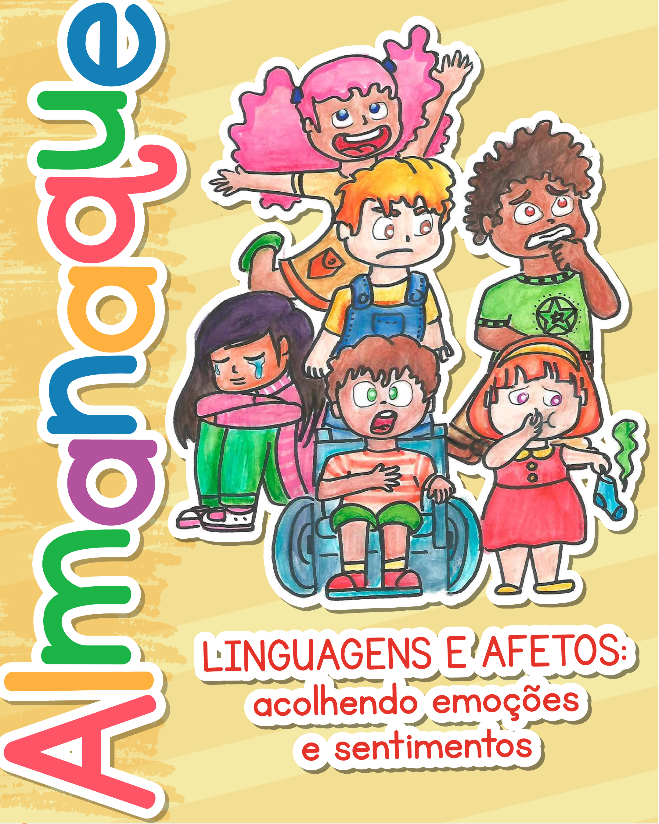 Coração de desenho animado bonito com cara de emoji chorando triste. desenho  infantil para colorir.