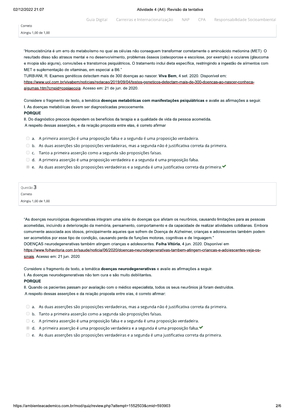 A4 - BASES BIOLOGICAS DO COMPORTAMENTO HUMANO - Bases Biológicas Do ...