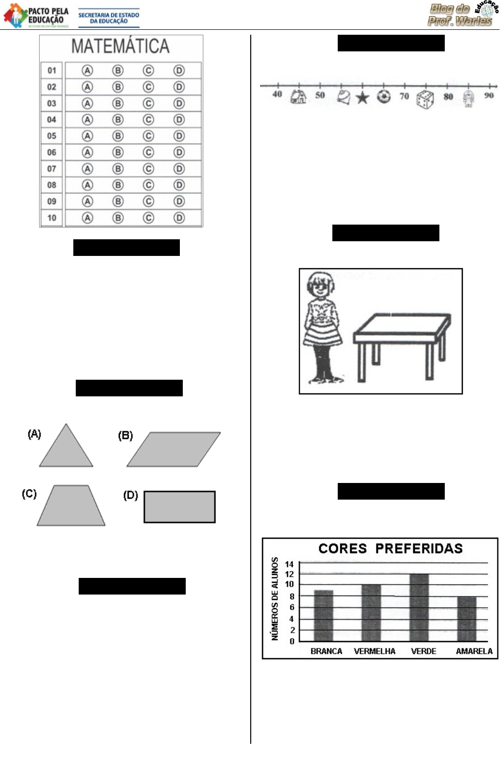 Blog do Prof. Warles: QUIZ 01: MATEMÁTICA 4° Ano