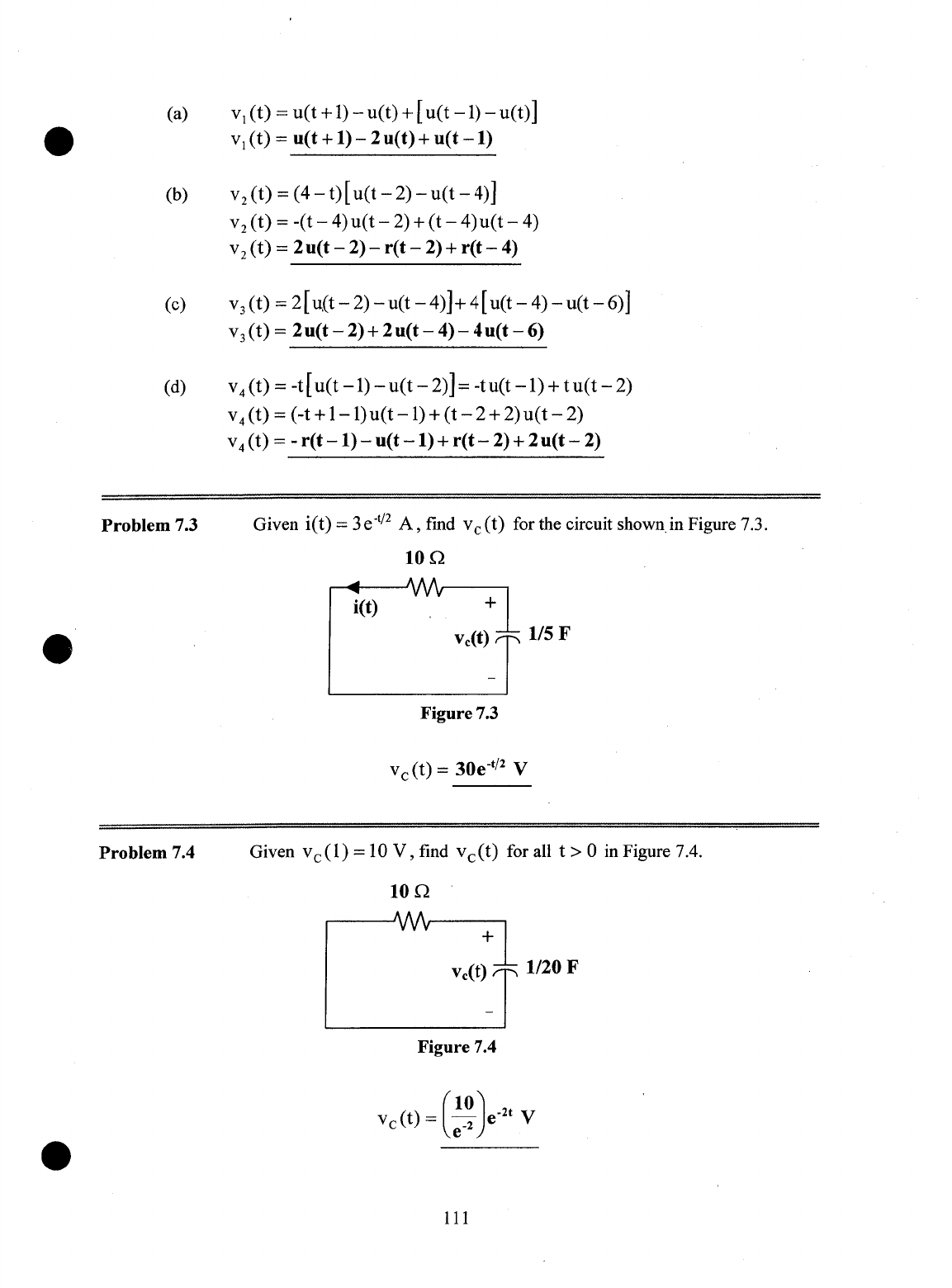 Chapter 7 First Order Circuits - Circuitos Elétricos I