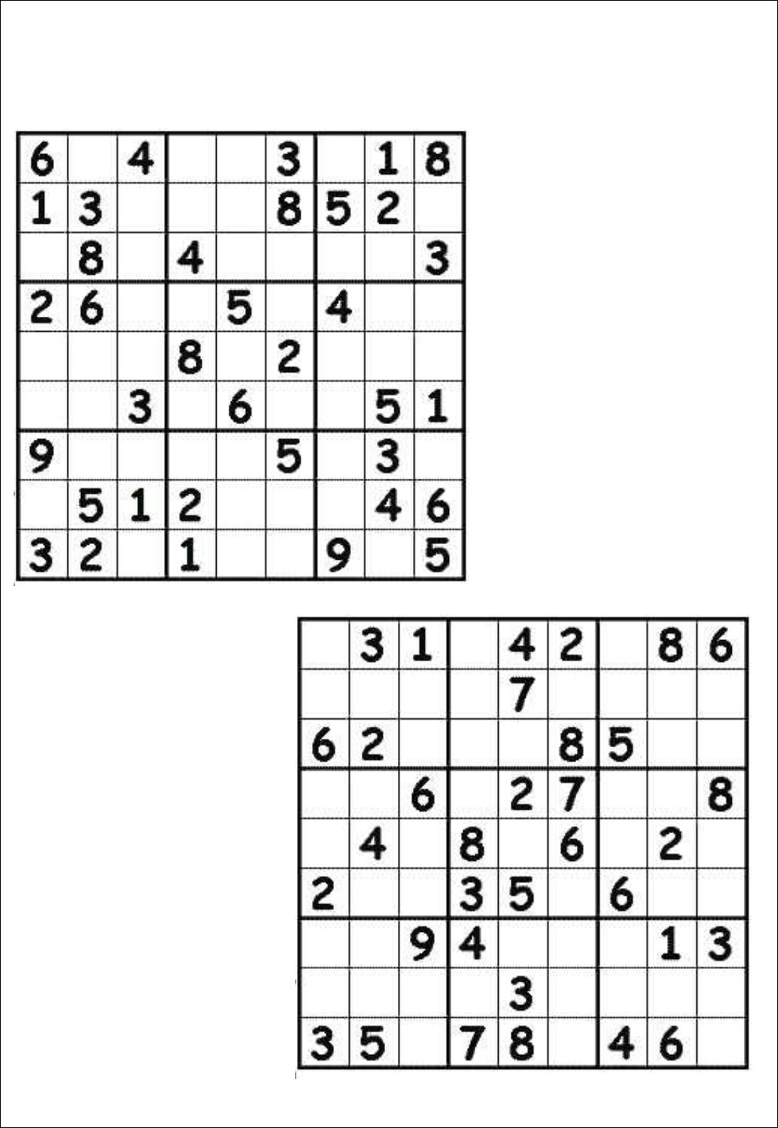 Método Supera - #Exercíciododia: Sudoku Fácil Preencha os números de forma  que não haja repetição na mesma linha, coluna ou quadradinho.