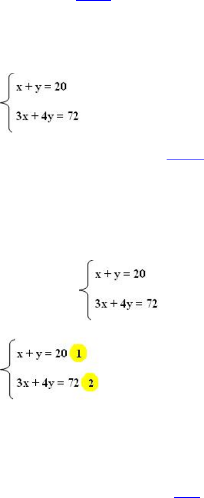 Equação do 1º grau com 2 incógnitas interactive worksheet