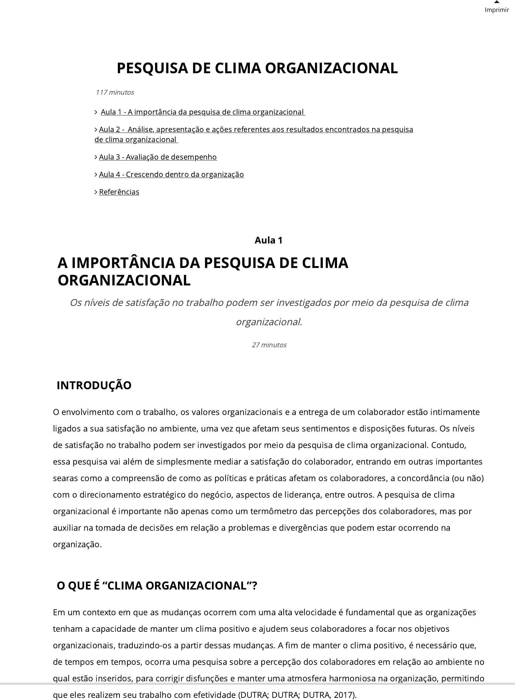 Aula 4 - Motivação, Satisfação e Aspectos Comportamentais Nos