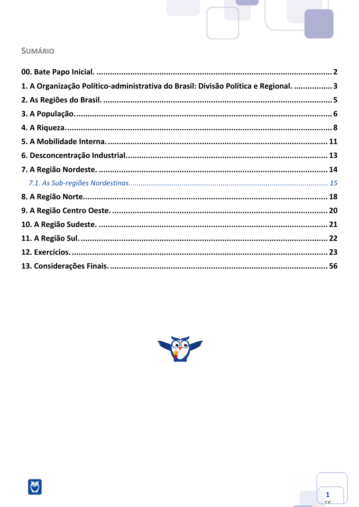 A Organização Político-Administrativa e a Divisão Regional do Brasil