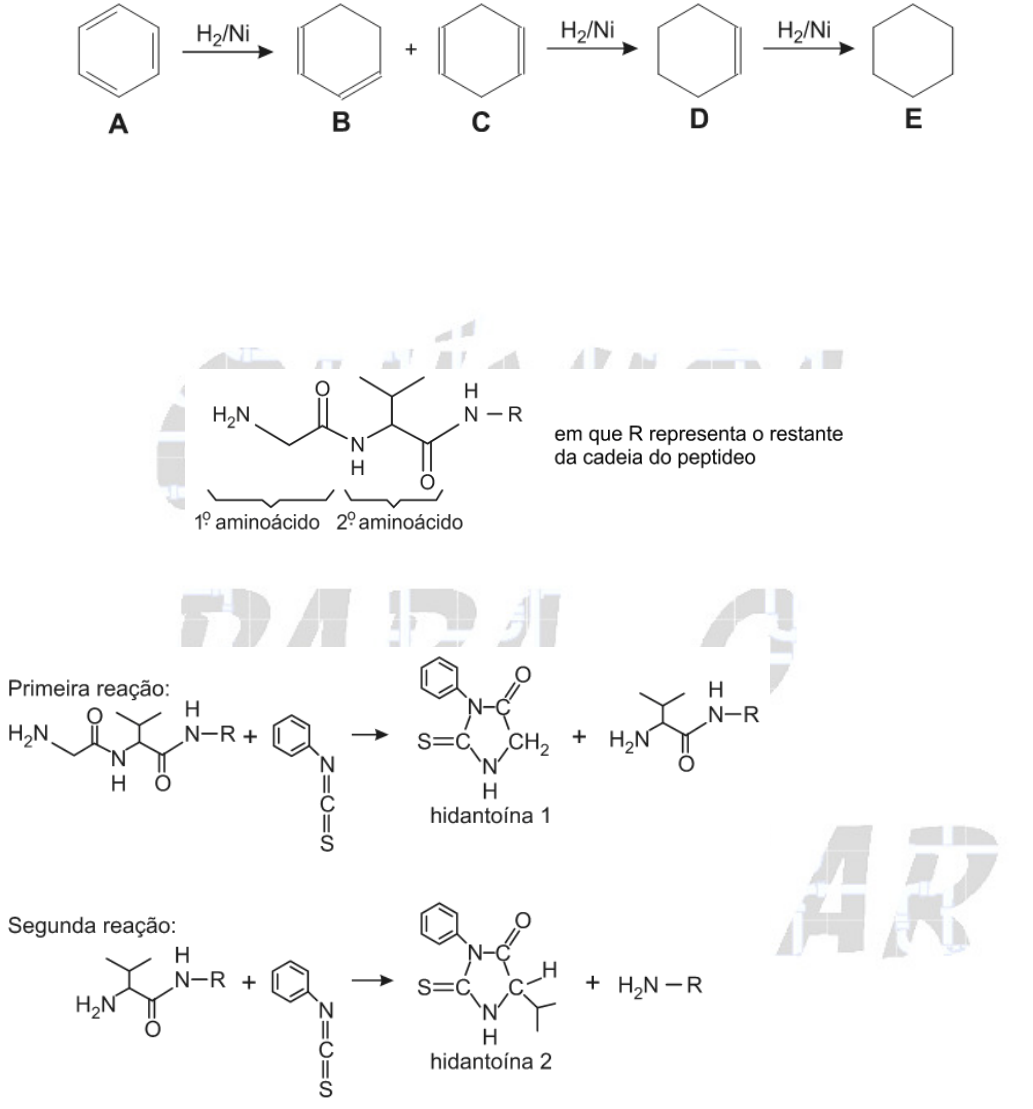 Grátis: reações orgânicas (questões comentadas) - Questões Resolvidas com  Gabarito em PDF, image size:1033x1109