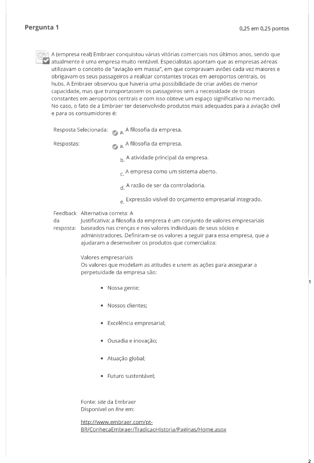 Question rio Controladoria Unidade 1 Controladoria