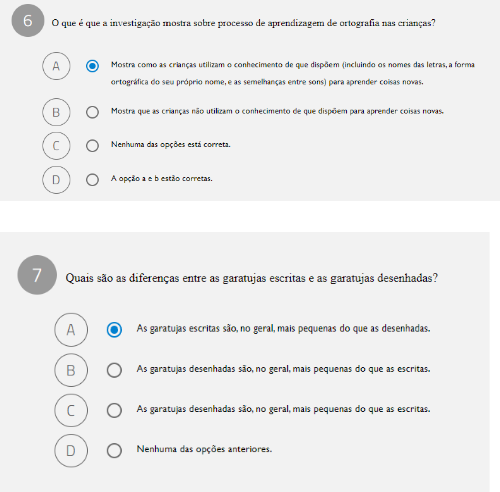 10 Quiz Aprender a escrever palavras - Alfabetização e Letramento