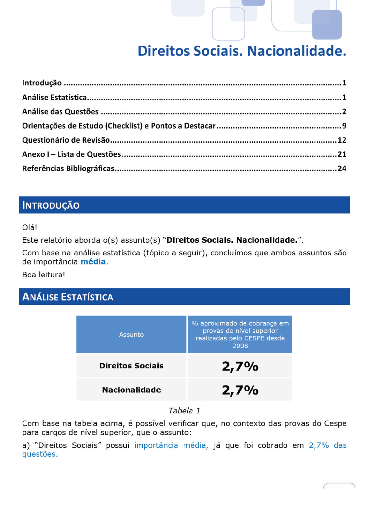 AULA 01 - Direito Constitucional I