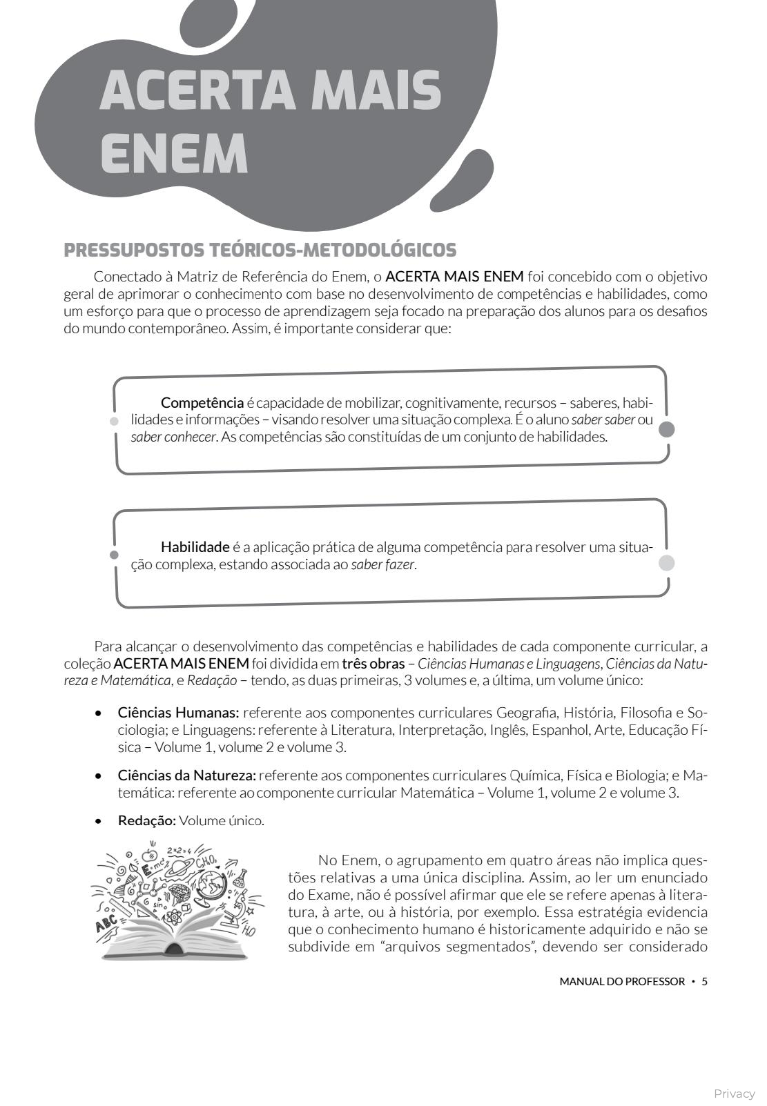 Acerta Mais Enem Matemática - Manual do Professor by editoramvc