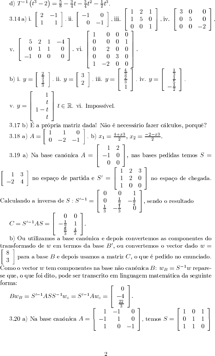 Solucoes Do Capitulo 3 Algebra Linear I