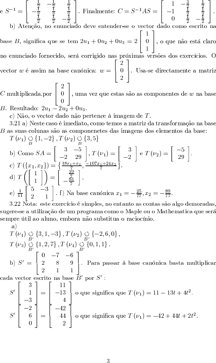 Solucoes Do Capitulo 3 Algebra Linear I