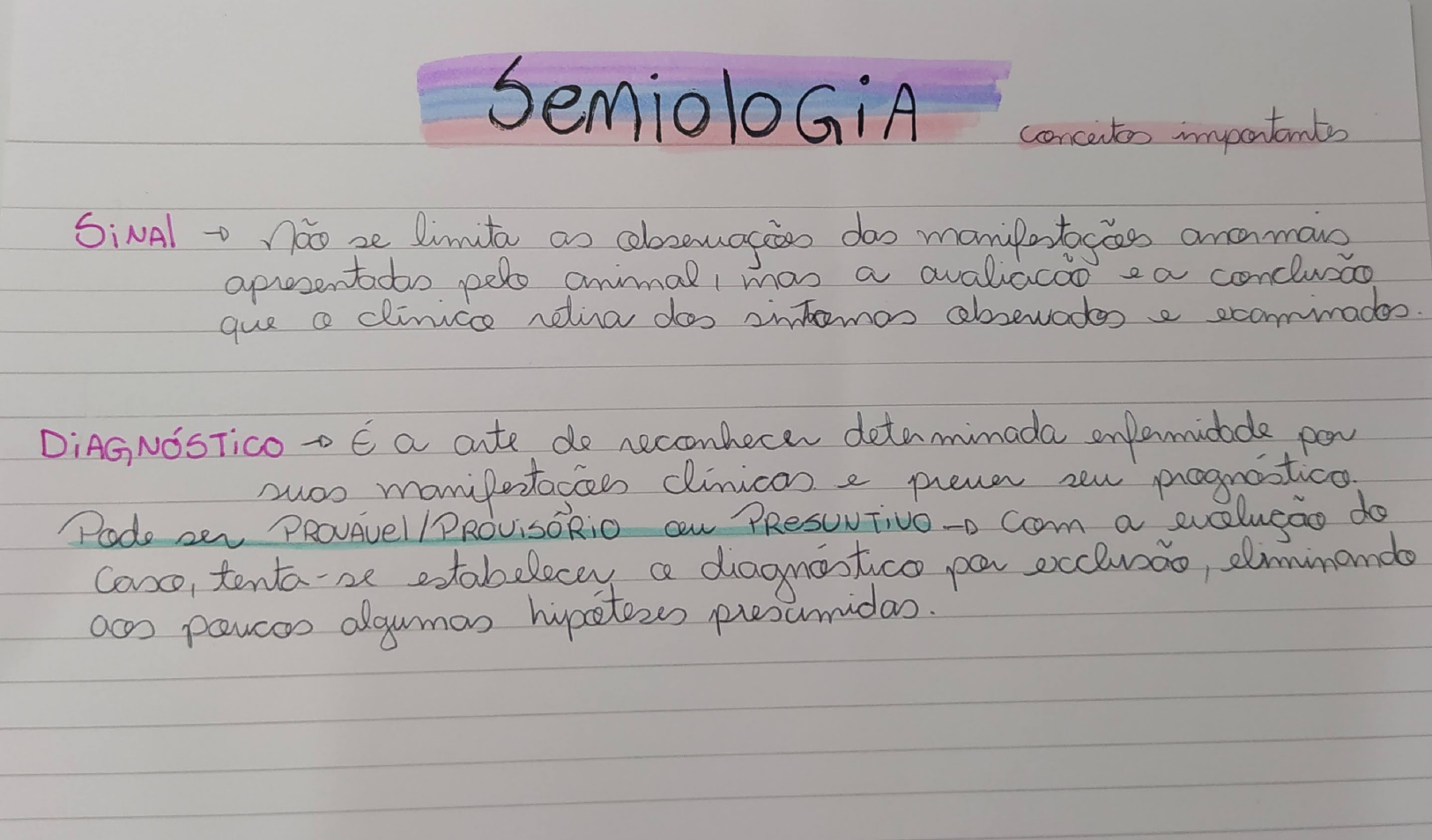Semiologia conceitos importantes semiologia veterin ria