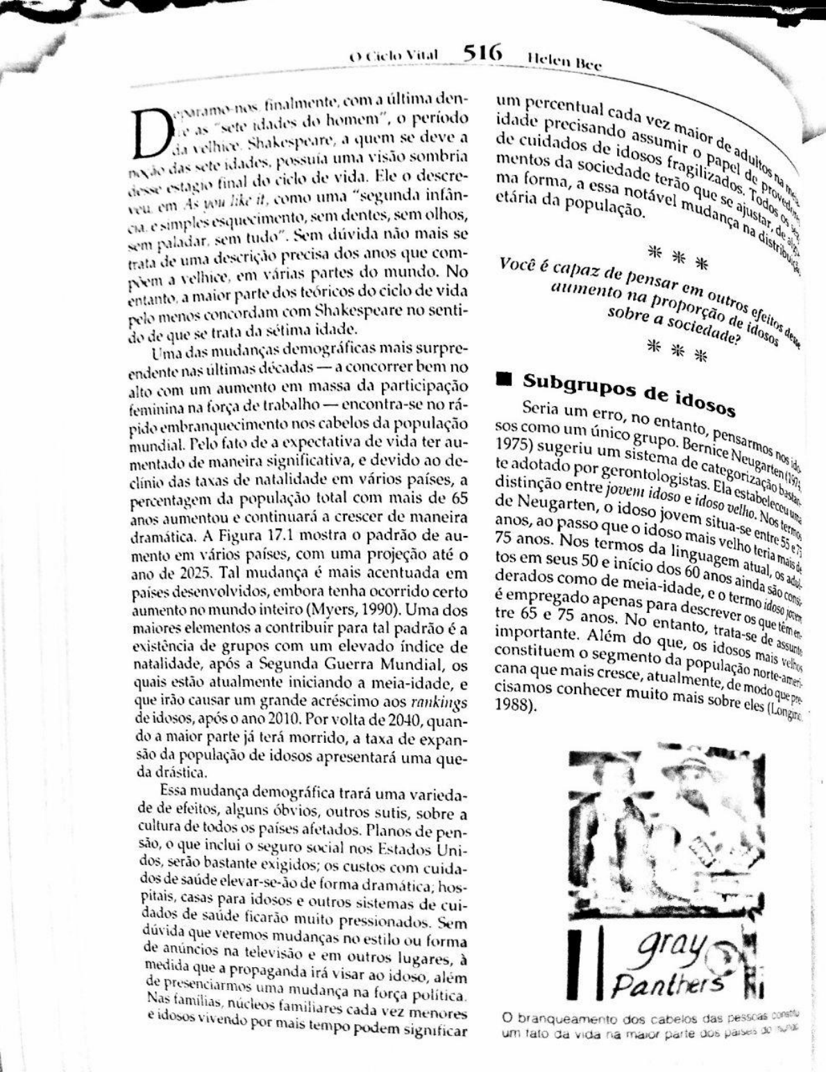 5 Helen Bee - O Ciclo Vital .pdf - Metodologia Científica