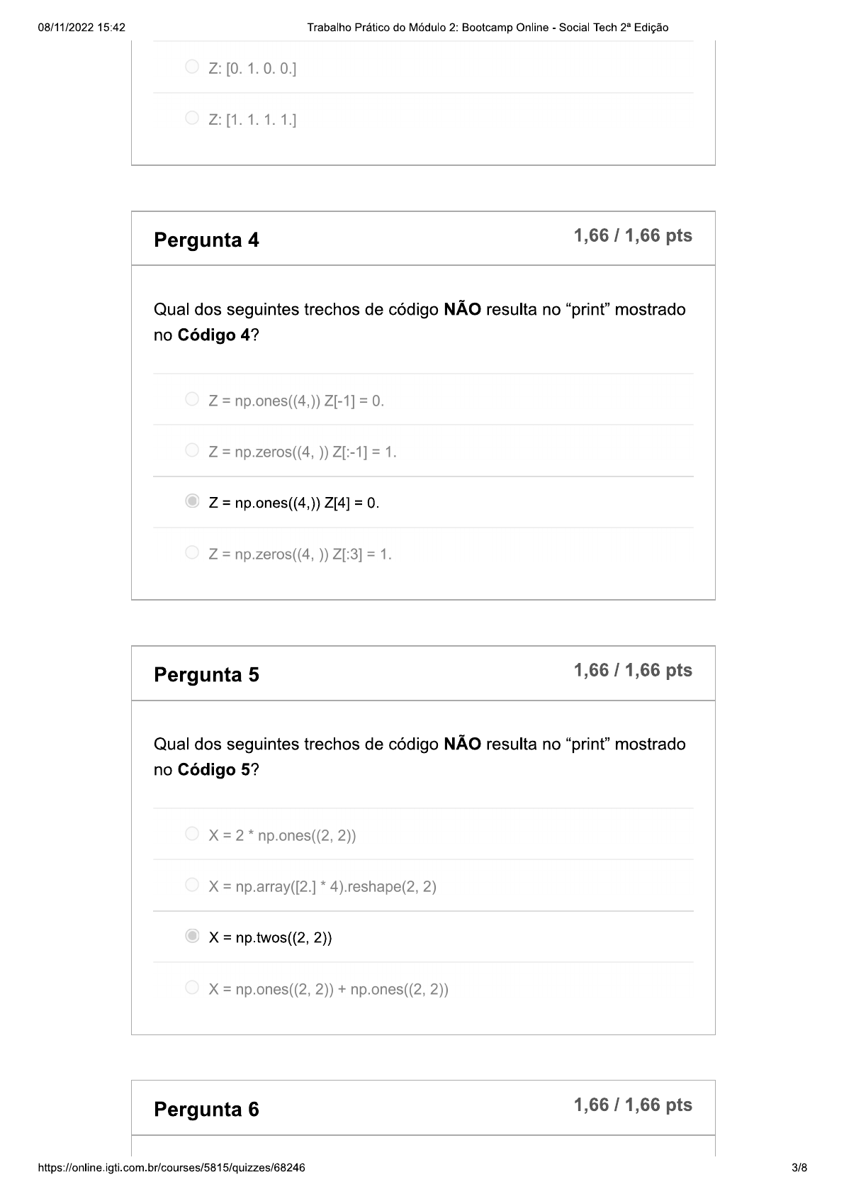 MODELO PRATICO MODULO 2 - Python