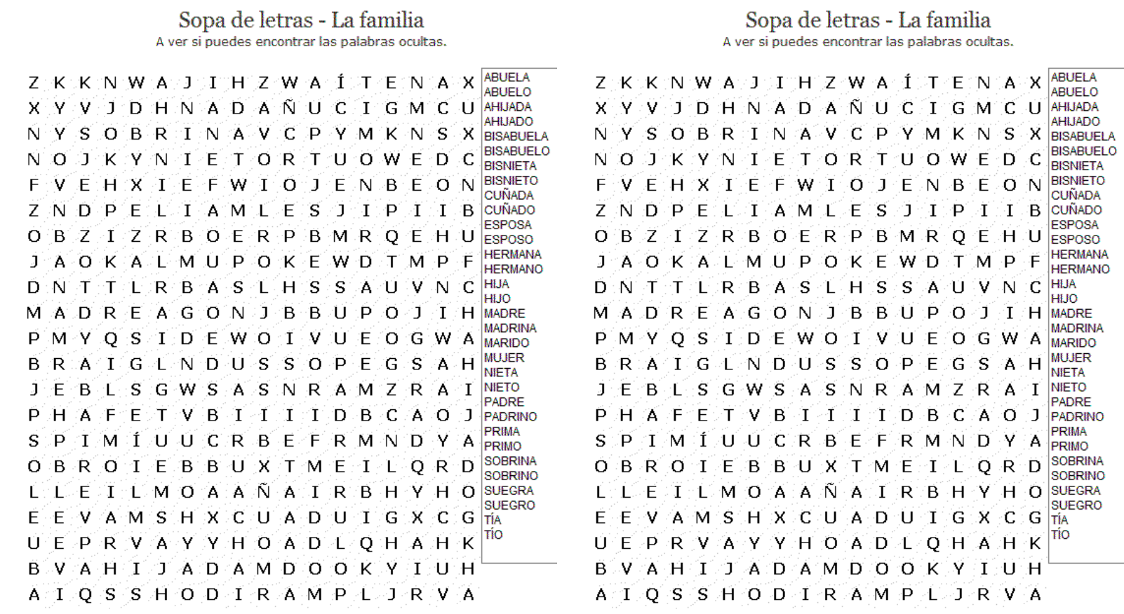 Sopa De Letras Espanhol Resposta Modisedu