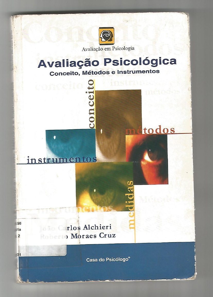 Livro Avaliação Psicologica Conceitos Metodos E Instrumentos Avaliação 0213