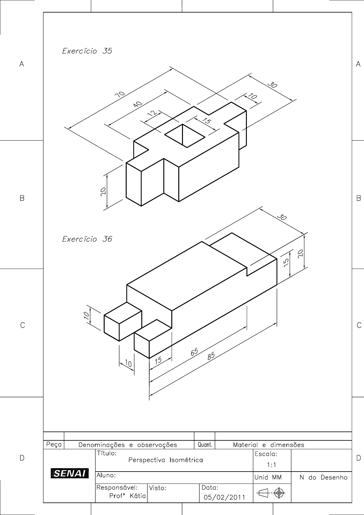 Apostila 3 Revisada Exercícios Autocad Auto Cad