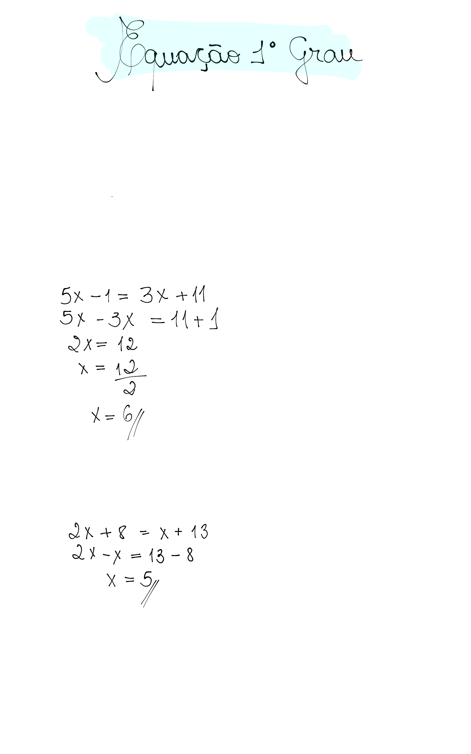 EQUAÇÃO do 1ºGRAU com DUAS incógnitas, Matemática Básica