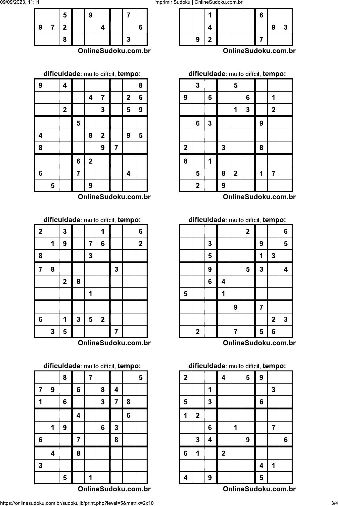 Sudoku 16 x 16 difícil para imprimir 1. Sudoku gratis para descargar.