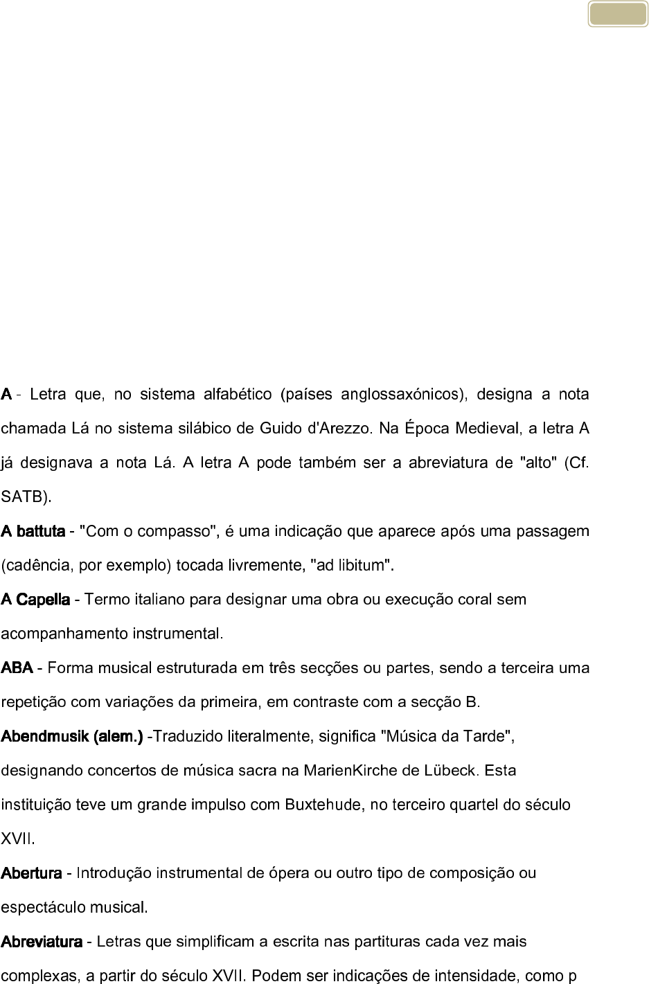 PDF) Breve Dicionario de Termos Musicais