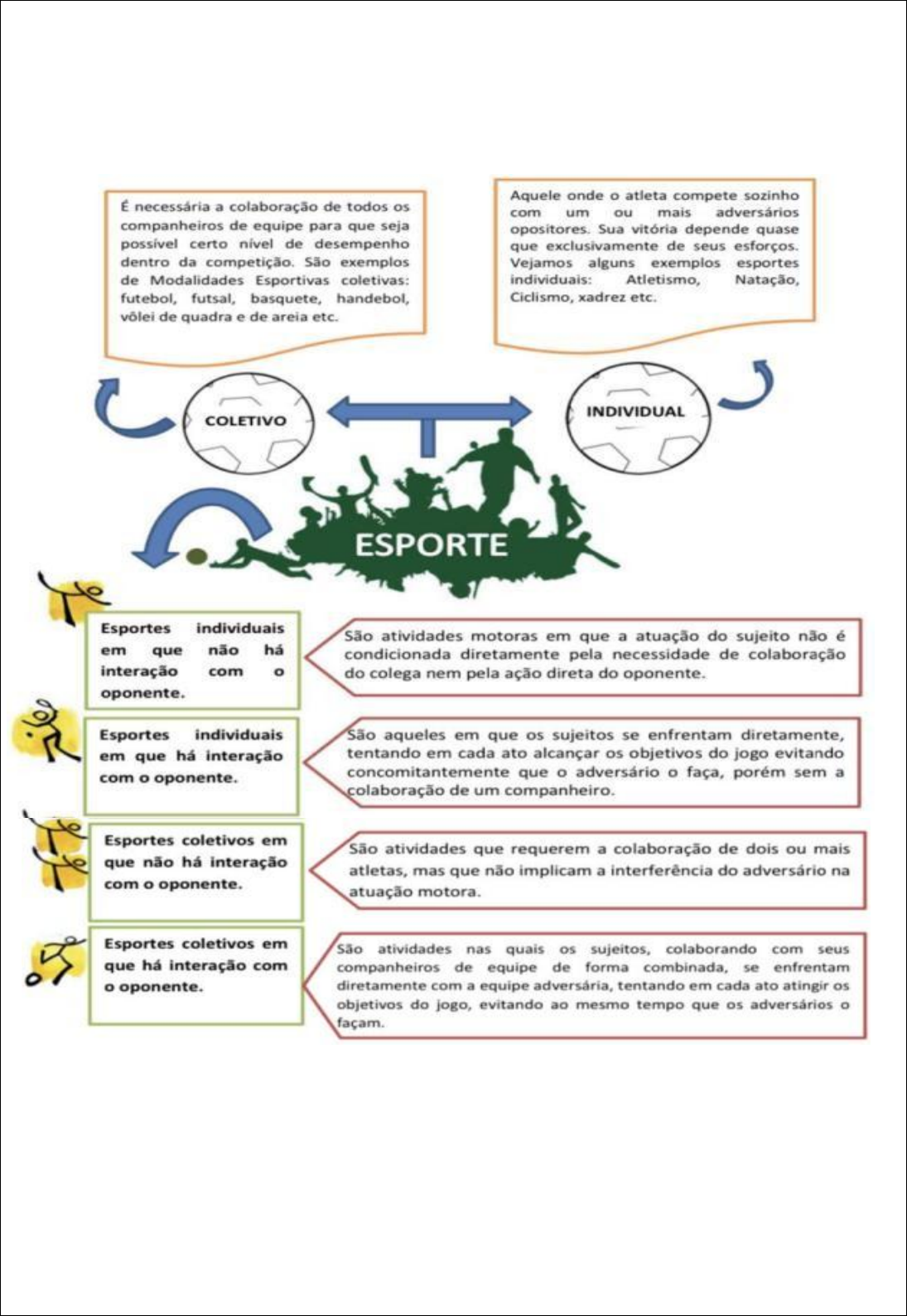 ATIVIDADE EDUCAÇÃO FÍSICA 6 ANO ESPORTE E SUAS CARACTERISTICAS🐸 ...