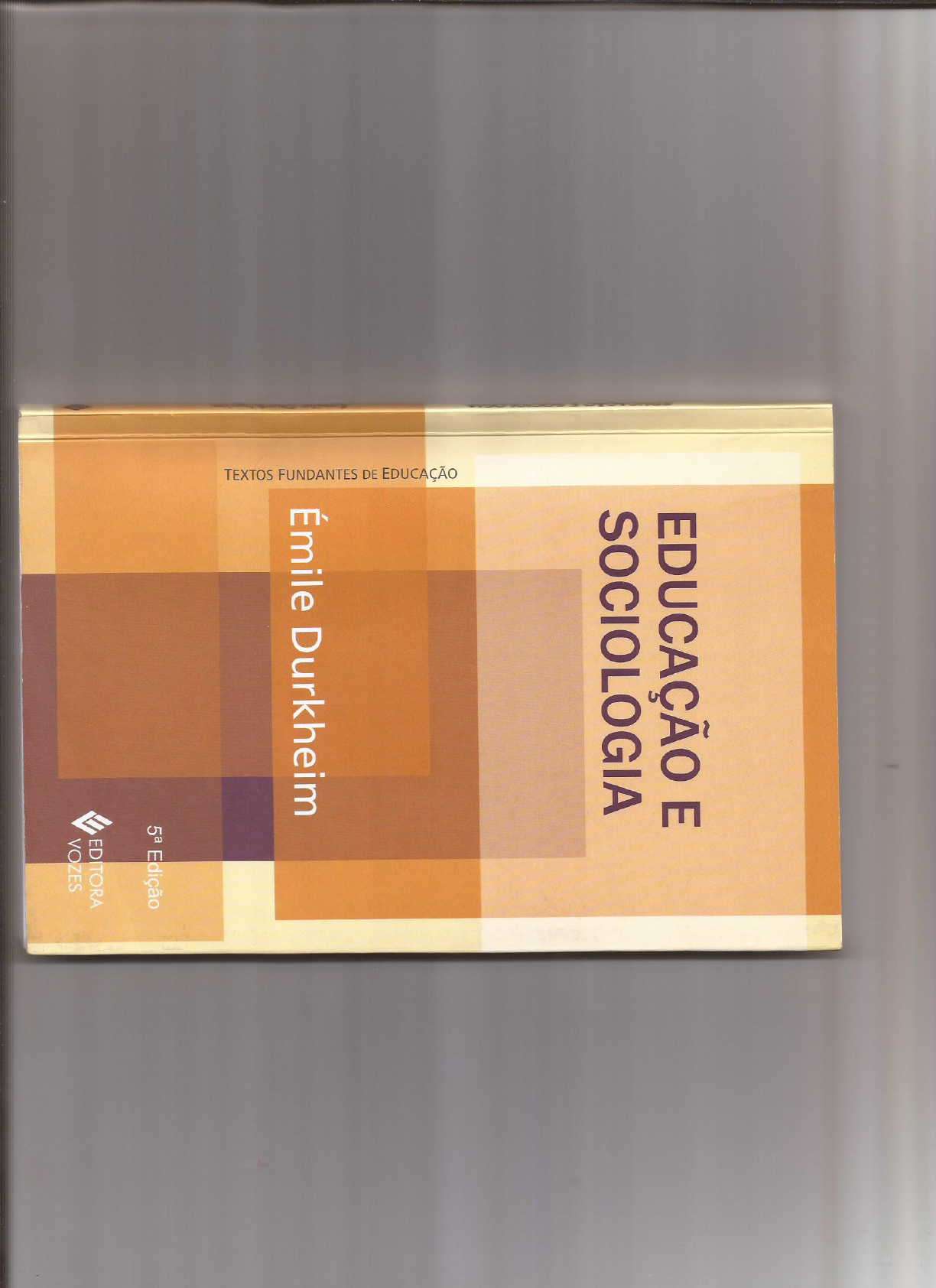 Livro - Sociologia Da Educação