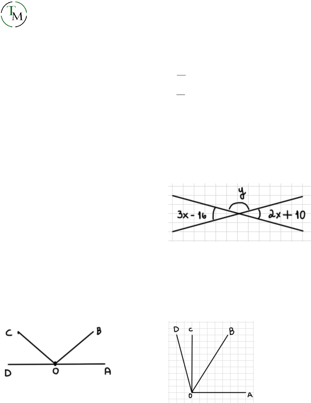 Geometría 1 - Ángulos