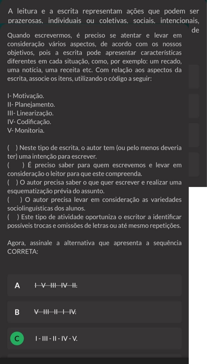 Prova Passe Direto - Alfabetização E Letramento: Fundamentos E ...