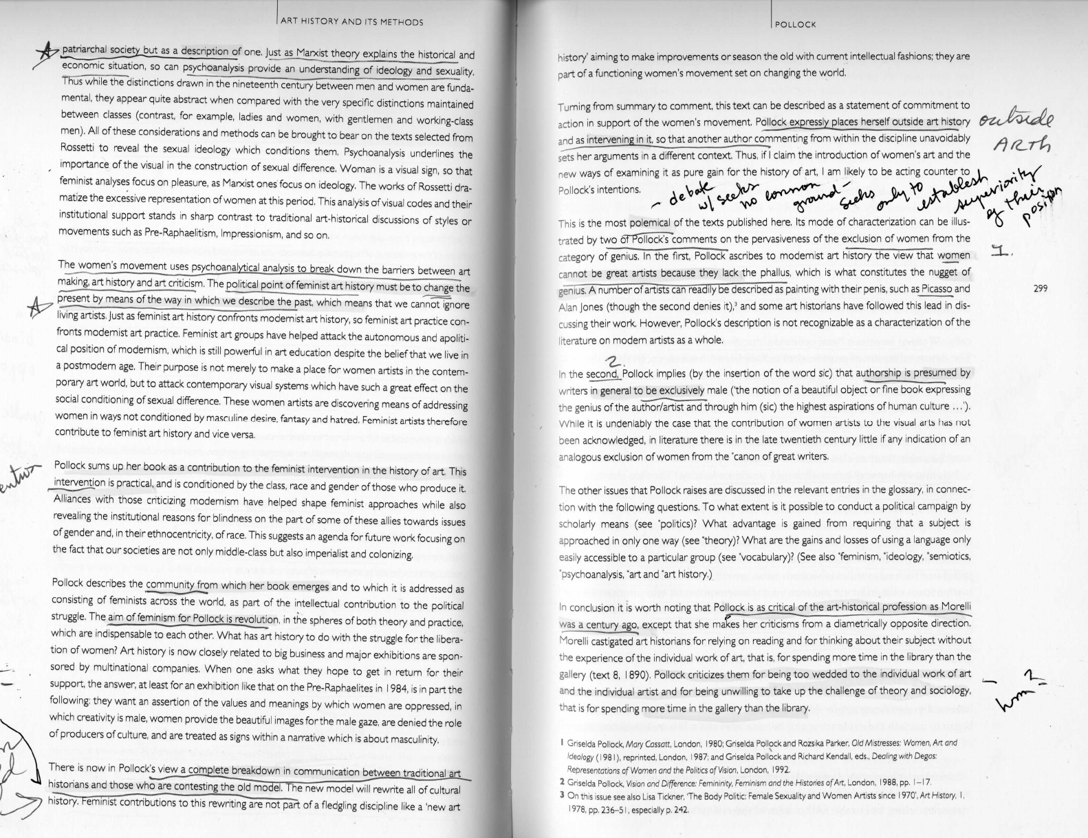 Griselda Pollock feminist interventions in the histories of art