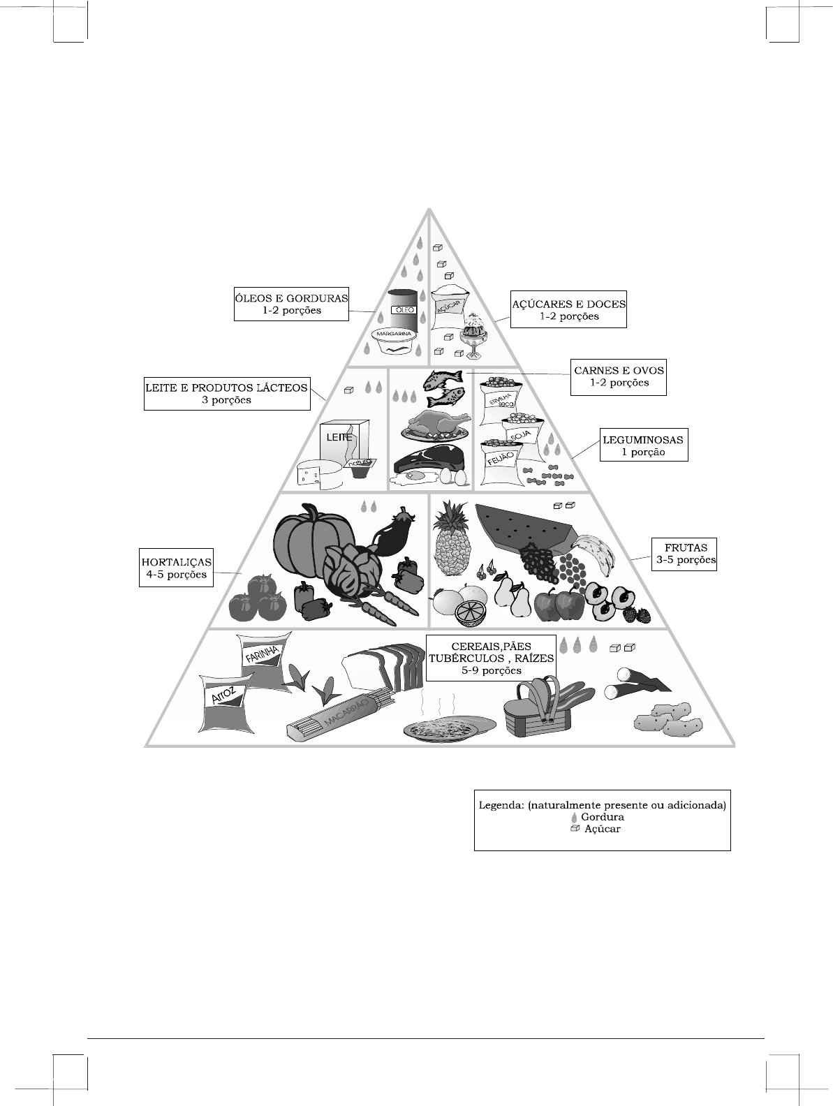 PIRÂMIDE ALIMENTAR ADAPTADA - GUIA PARA ESCOLHA DOS ALIMENTOS ...