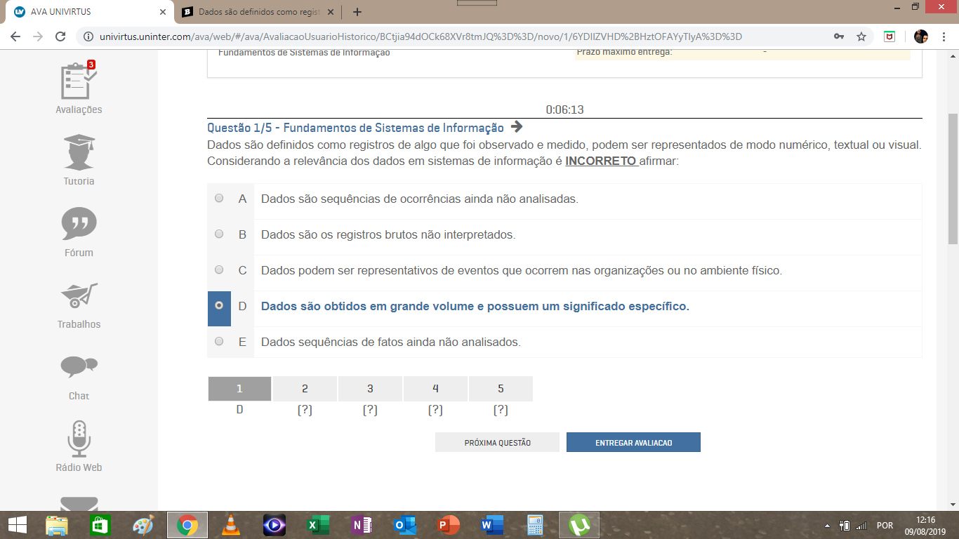 Apol Fundamentos De Sistemas Da Informa O Fundamentos De Sistemas De Informa O