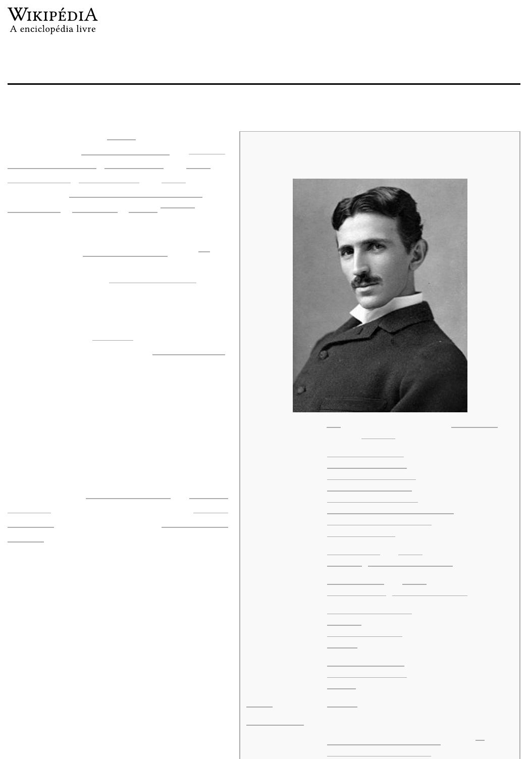 Nikola Tesla - História