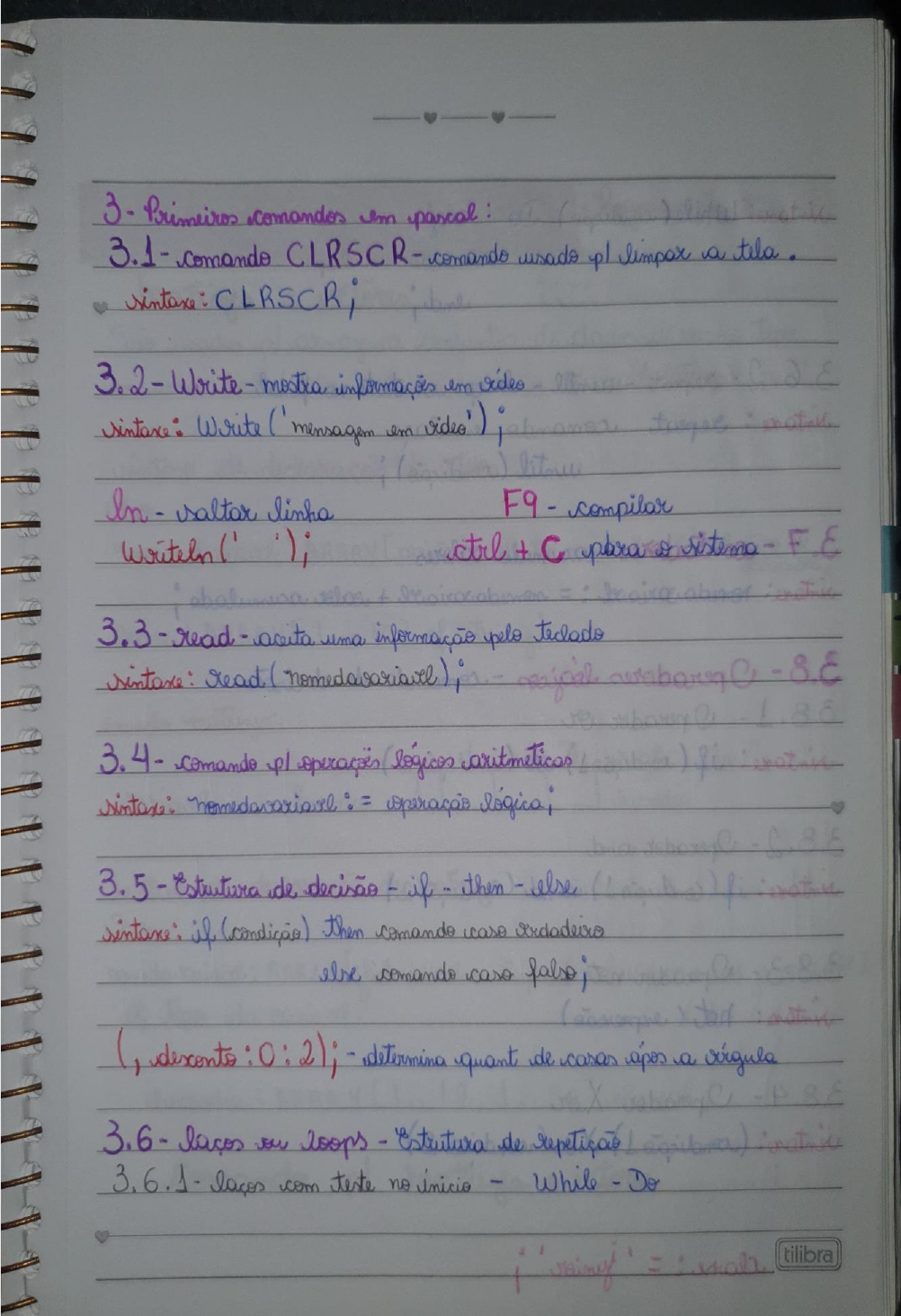 Programa o linguagem pascal programa o i