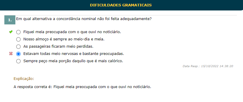 O correto é dizer meio dia e meia ou meio dia e meio?