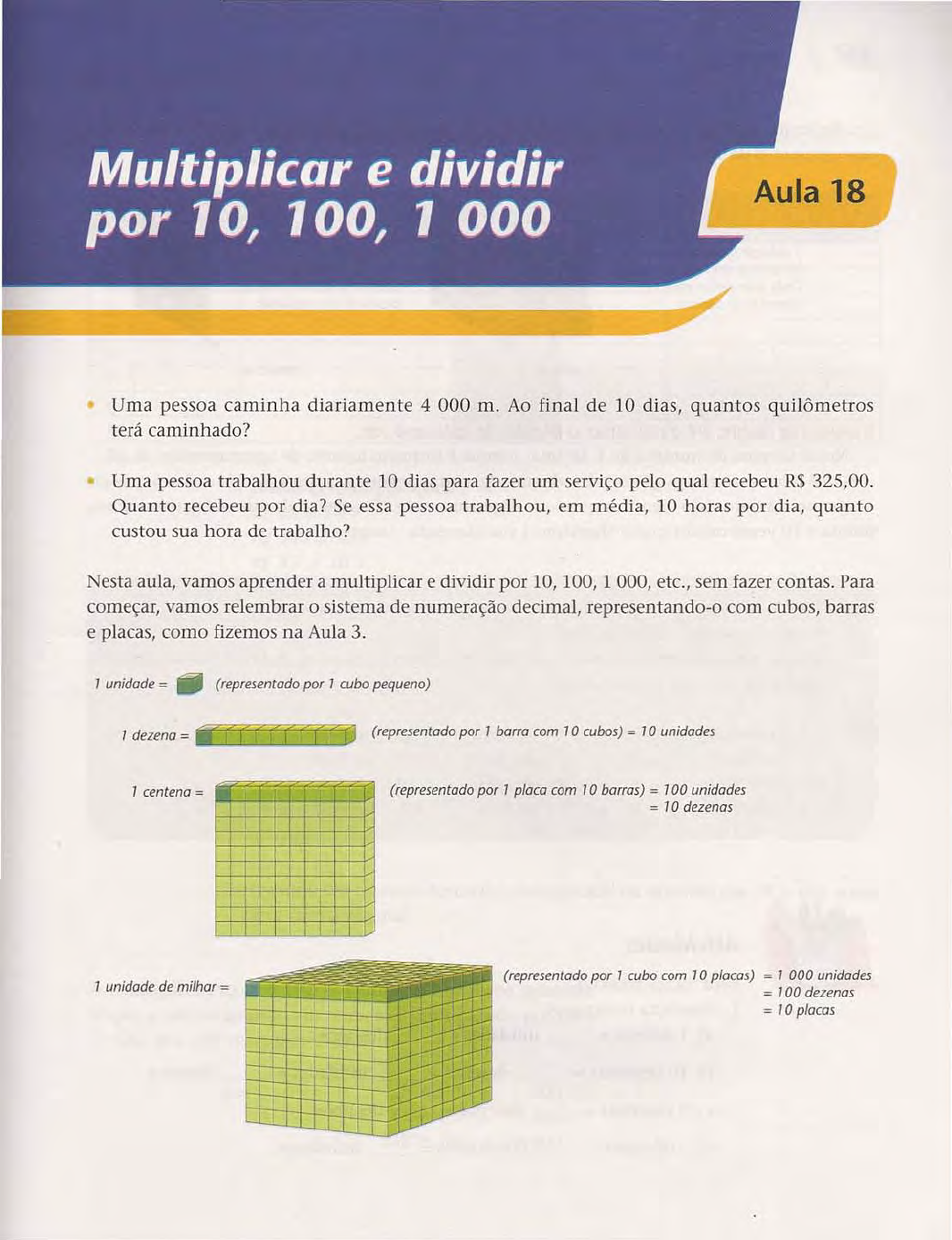 3º ano multiplicação por 10 por 100 e por 1000 - Recursos de ensino