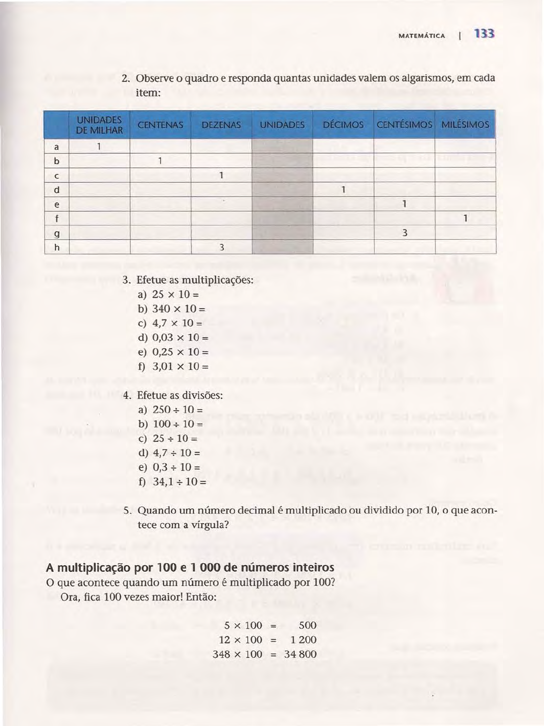 Multiplicação por 10 1001000 - Recursos de ensino