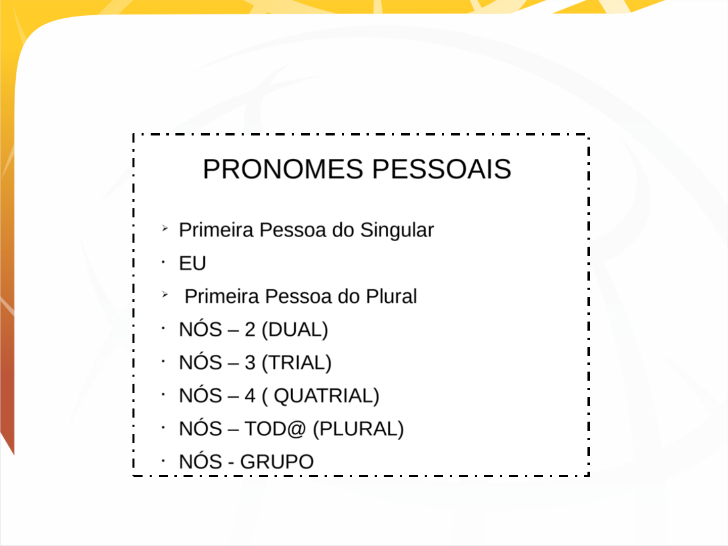 Slide pronomes