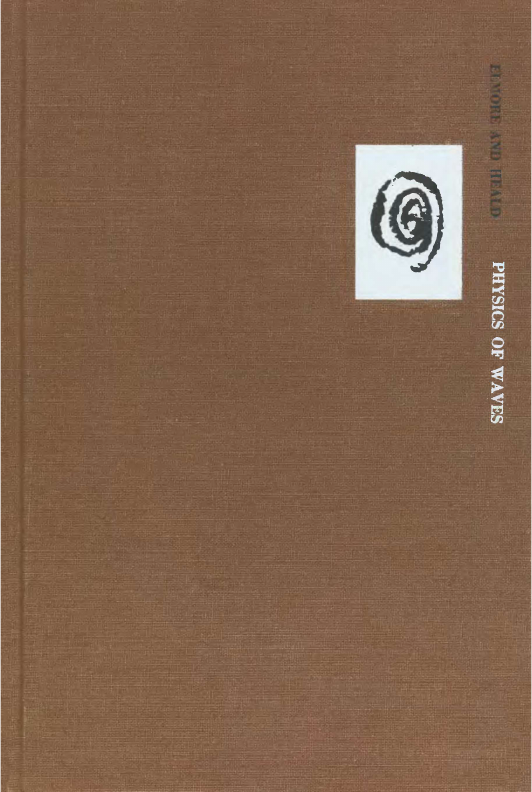 William C Elmore Mark A Heald Physics Of Waves Dover Publications 1985 Acustica 8
