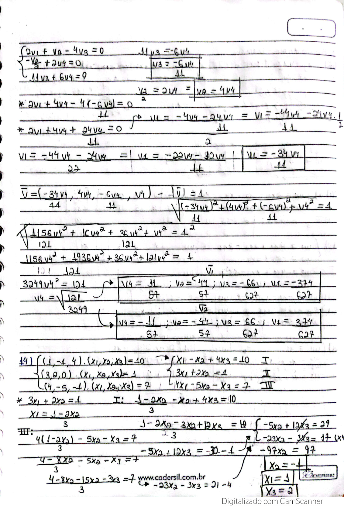 II Lista De Exercícios De Álgebra Linear -José Genilson Da Costa Júnior ...