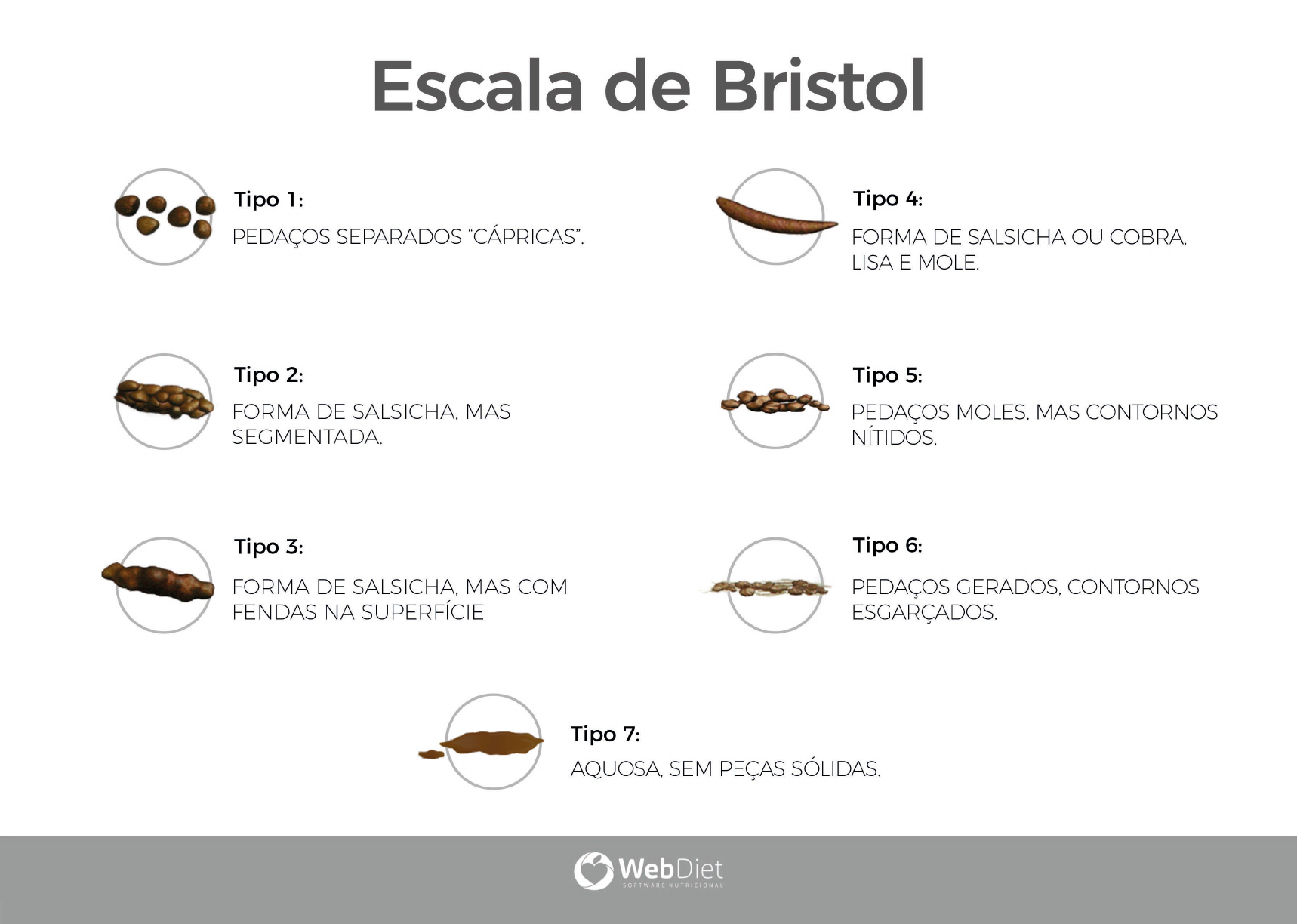 Escala de Bristol - Nutrição