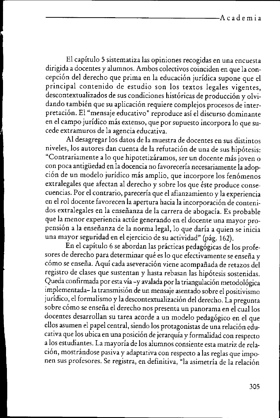 La Ensenanza Del Derecho Y La Formacion De La Conciencia Juridica Resumos