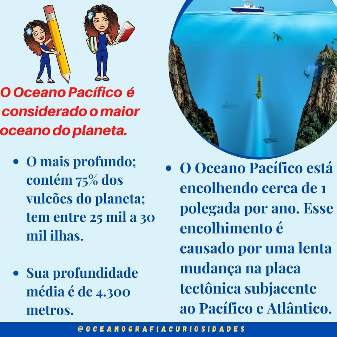 Curiosidades sobre o oceano pacífico - Oceanografia