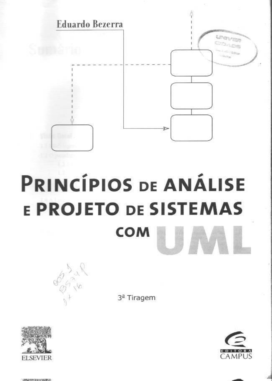 Livro Texto Bezerra Princ Pios Dean Lise De Sistemas Com Uml Linguagem De Modelagem