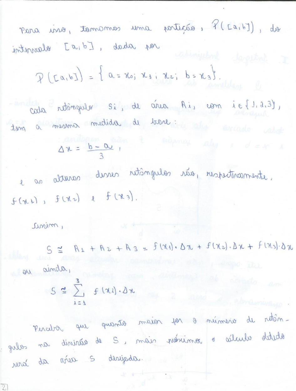 Introdução A Integral - Cálculo Diferencial E Integral I E II