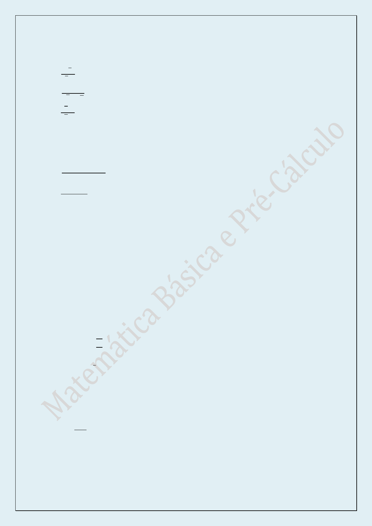 MATEMÁTICA BÁSICA - 5 ( x 6 ) 85 EQUAÇÃO DO 1 GRAU - Matemática