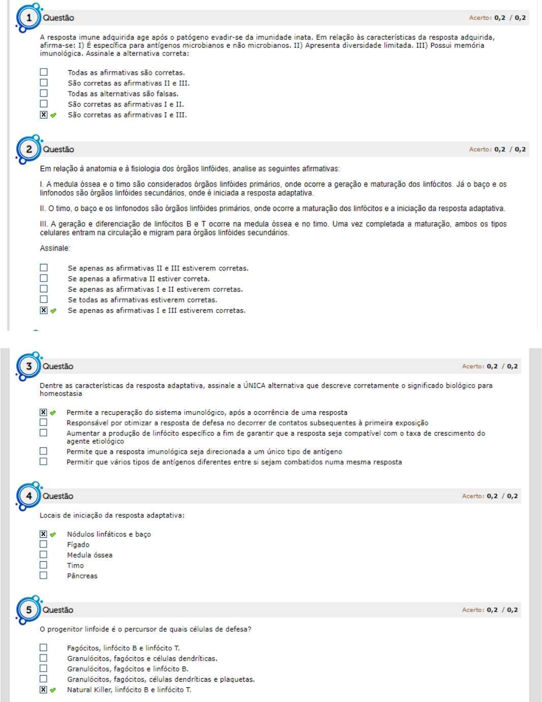 AV1 IMUNOLOGIA - Imunologia Aplicada