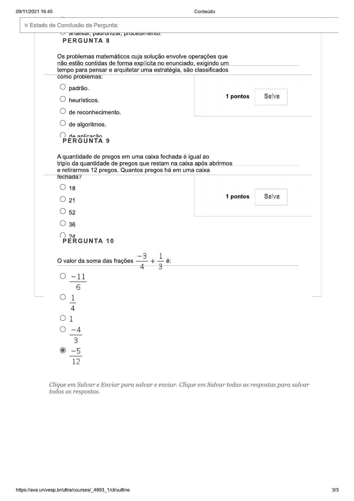 Atividade UNIVESP Matematica Basica Semana 4 - Matemática Básica