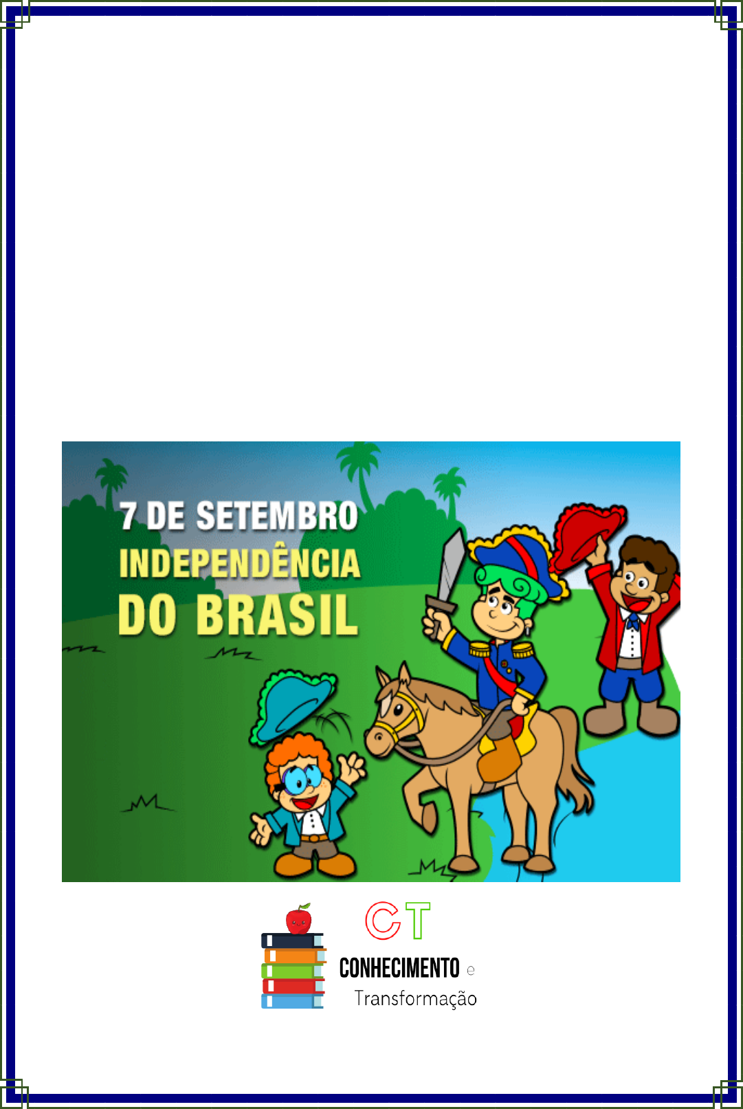 Jogo dos 7 erros - Independência do Brasil - Pedagogia